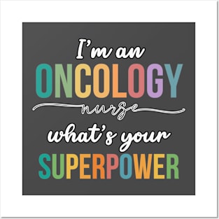 Oncology Superhero Posters and Art